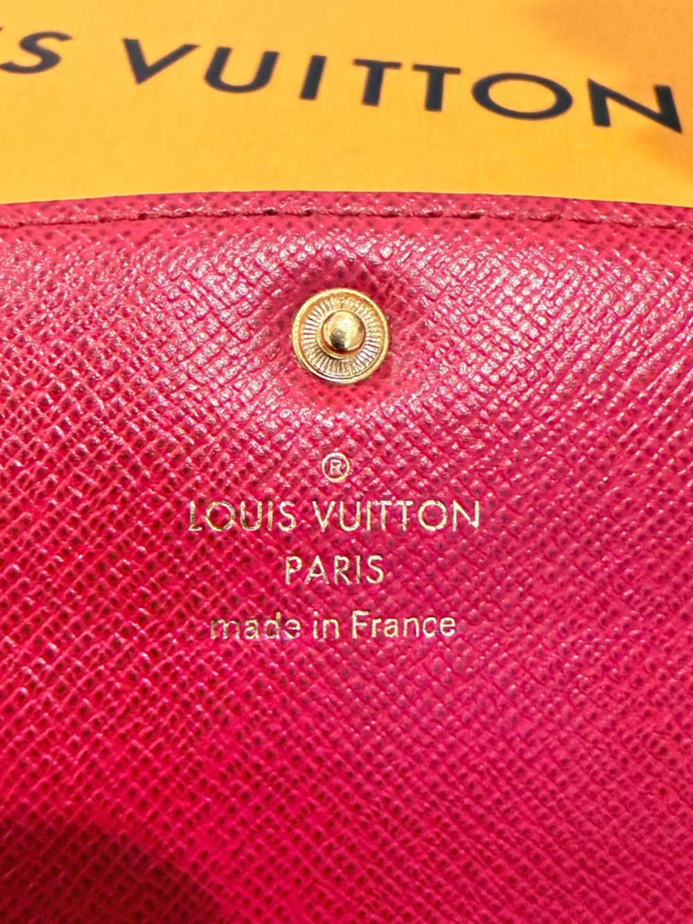 Louis Vuitton Monogram Fuschia Emilie Bifold Wallet - Picture 16 of 16